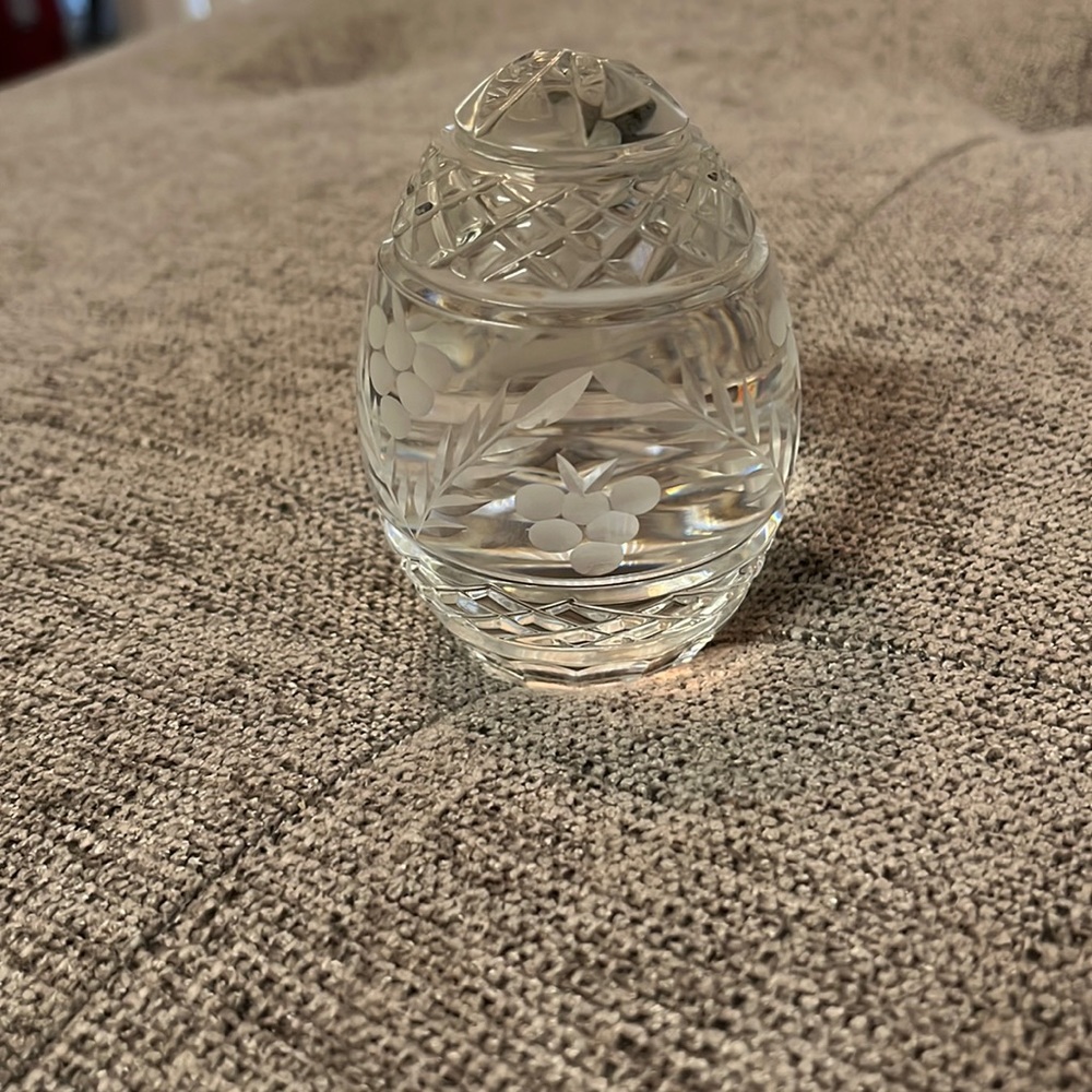Handmade crystal paper weight